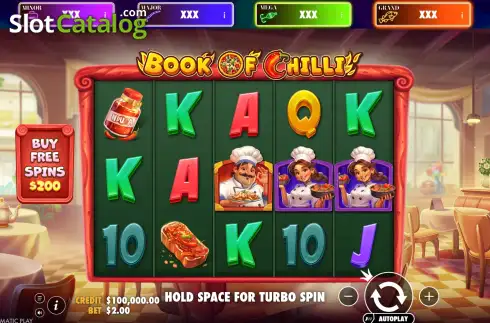 Скрин2. Book of Chilli слот