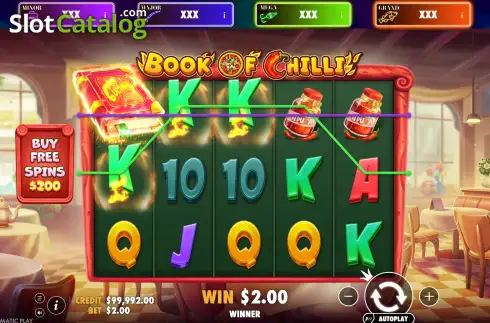 Скрин3. Book of Chilli слот