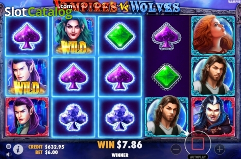 Скрин9. Vampires vs Wolves слот