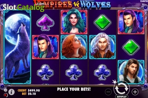Скрин3. Vampires vs Wolves слот