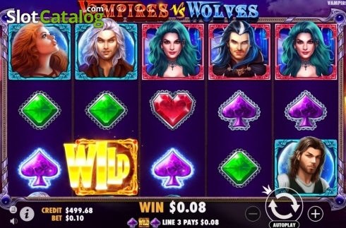 Скрин4. Vampires vs Wolves слот