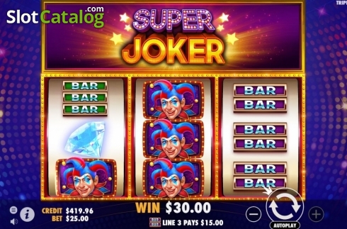 Скрин6. Super Joker (Pragmatic Play) слот