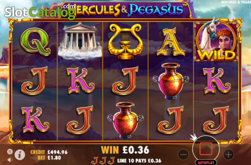 Скрин4. Hercules and Pegasus слот