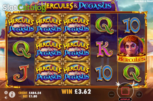 Скрин5. Hercules and Pegasus слот