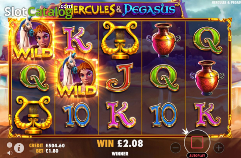 Скрин6. Hercules and Pegasus слот