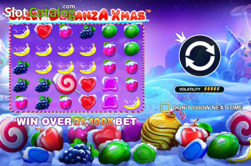 Скрин2. Sweet Bonanza Xmas слот