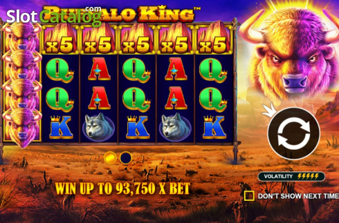 Скрин2. Buffalo King (Pragmatic Play) слот