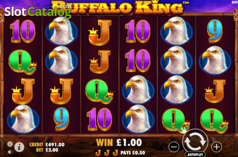 Скрин5. Buffalo King (Pragmatic Play) слот