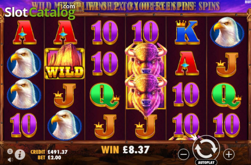 Скрин6. Buffalo King (Pragmatic Play) слот