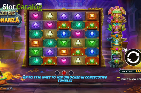 Скрин2. Aztec Bonanza слот