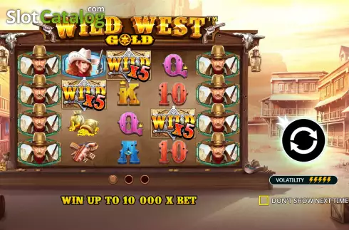 Скрин2. Wild West Gold слот