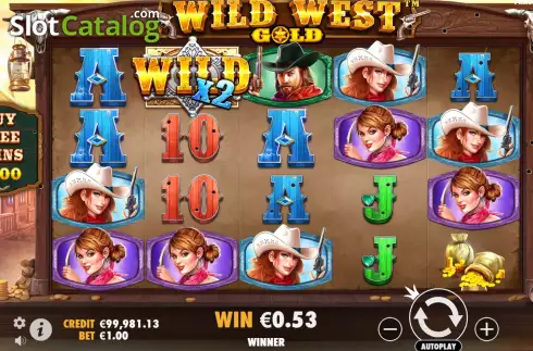 Скрин5. Wild West Gold слот
