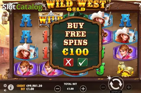 Скрин6. Wild West Gold слот