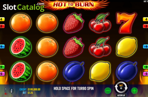 Скрин2. Hot to Burn слот