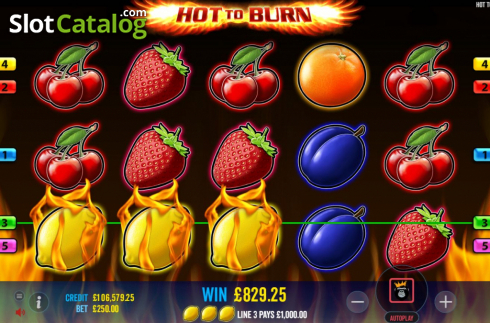 Скрин3. Hot to Burn слот