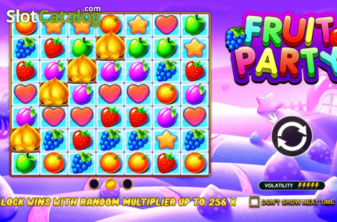 Скрин2. Fruit Party (Pragmatic Play) (Фрут Пати) слот