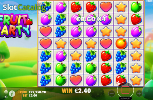 Скрин5. Fruit Party (Pragmatic Play) (Фрут Пати) слот