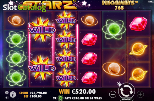 Скрин4. Starz Megaways слот