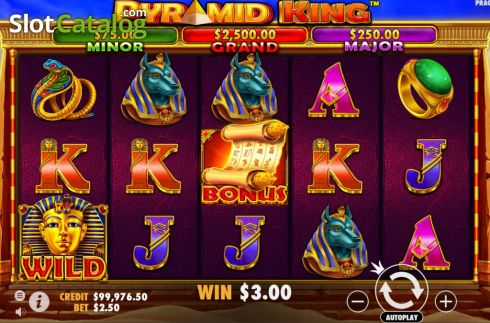 Скрин5. Pyramid King слот