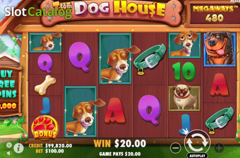 Скрин3. The Dog House Megaways слот
