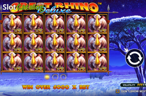 Скрин2. Great Rhino Deluxe слот
