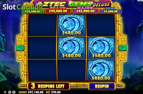 Скрин6. Aztec Gems Deluxe слот
