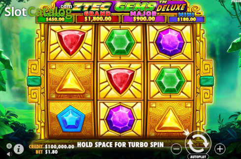 Скрин2. Aztec Gems Deluxe слот