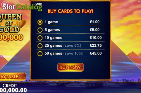Скрин2. Queen of Gold Scratchcard слот