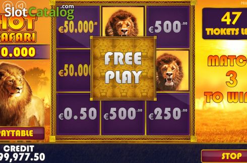 Скрин3. Hot Safari Scratchcard слот