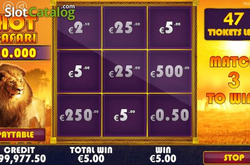 Скрин4. Hot Safari Scratchcard слот