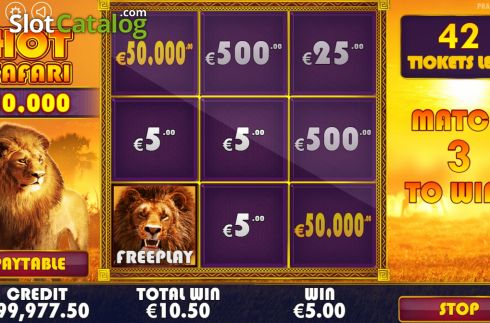 Скрин5. Hot Safari Scratchcard слот