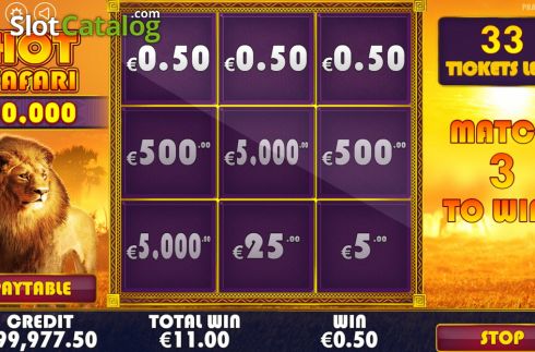 Скрин6. Hot Safari Scratchcard слот