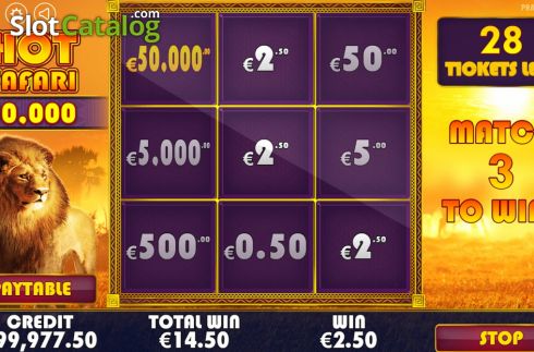 Скрин7. Hot Safari Scratchcard слот