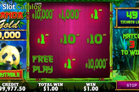 Скрин3. Panda Gold Scratchcard слот