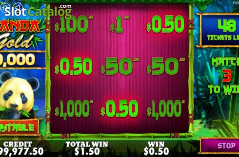 Скрин4. Panda Gold Scratchcard слот