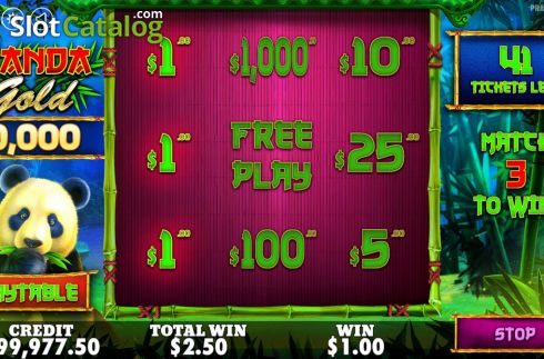 Скрин5. Panda Gold Scratchcard слот