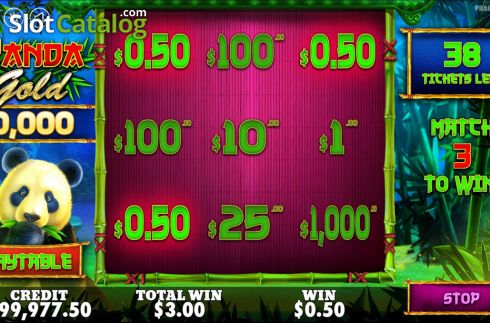 Скрин6. Panda Gold Scratchcard слот