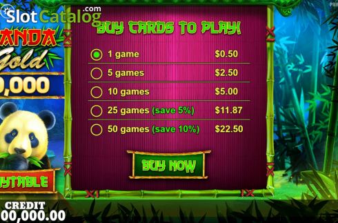 Скрин2. Panda Gold Scratchcard слот