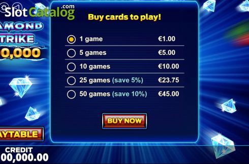 Скрин2. Diamond Strike Scratchcard слот