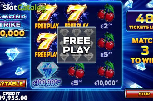 Скрин4. Diamond Strike Scratchcard слот