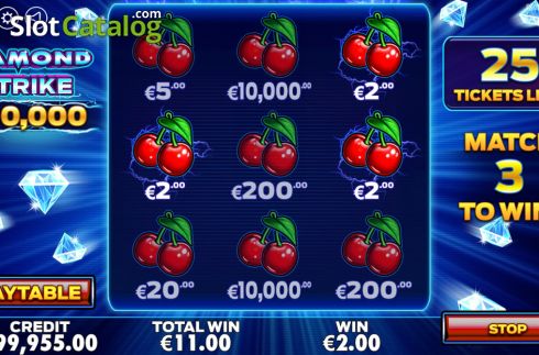 Скрин5. Diamond Strike Scratchcard слот