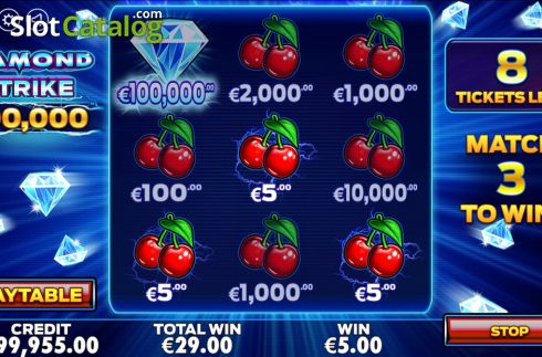 Скрин6. Diamond Strike Scratchcard слот