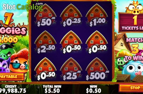 Скрин6. 7 Piggies Scratchcard слот