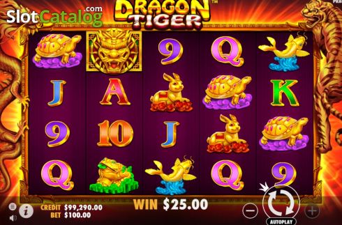 Скрин2. Dragon Tiger (Pragmatic Play) слот