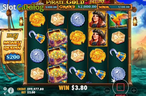 Скрин4. Pirate Gold Deluxe слот