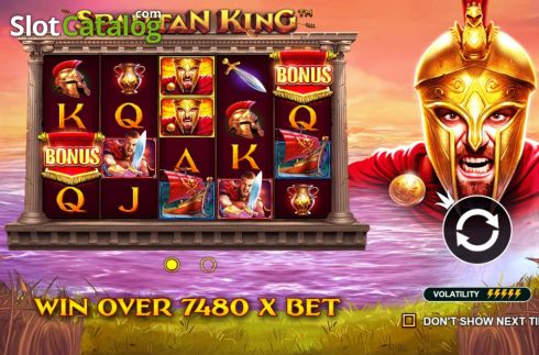 Скрин2. Spartan King слот