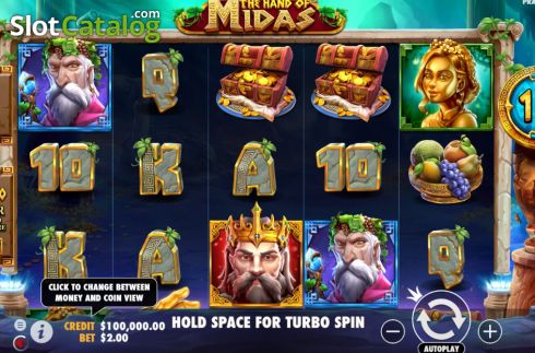 Скрин3. The Hand of Midas (Pragmatic Play) слот