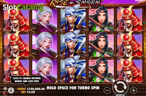 Скрин2. Rise of Samurai слот