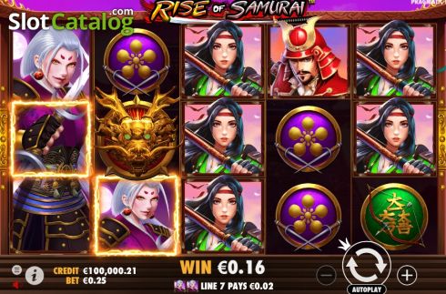 Скрин5. Rise of Samurai слот
