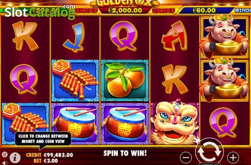 Скрин2. Golden Ox (Pragmatic Play) слот